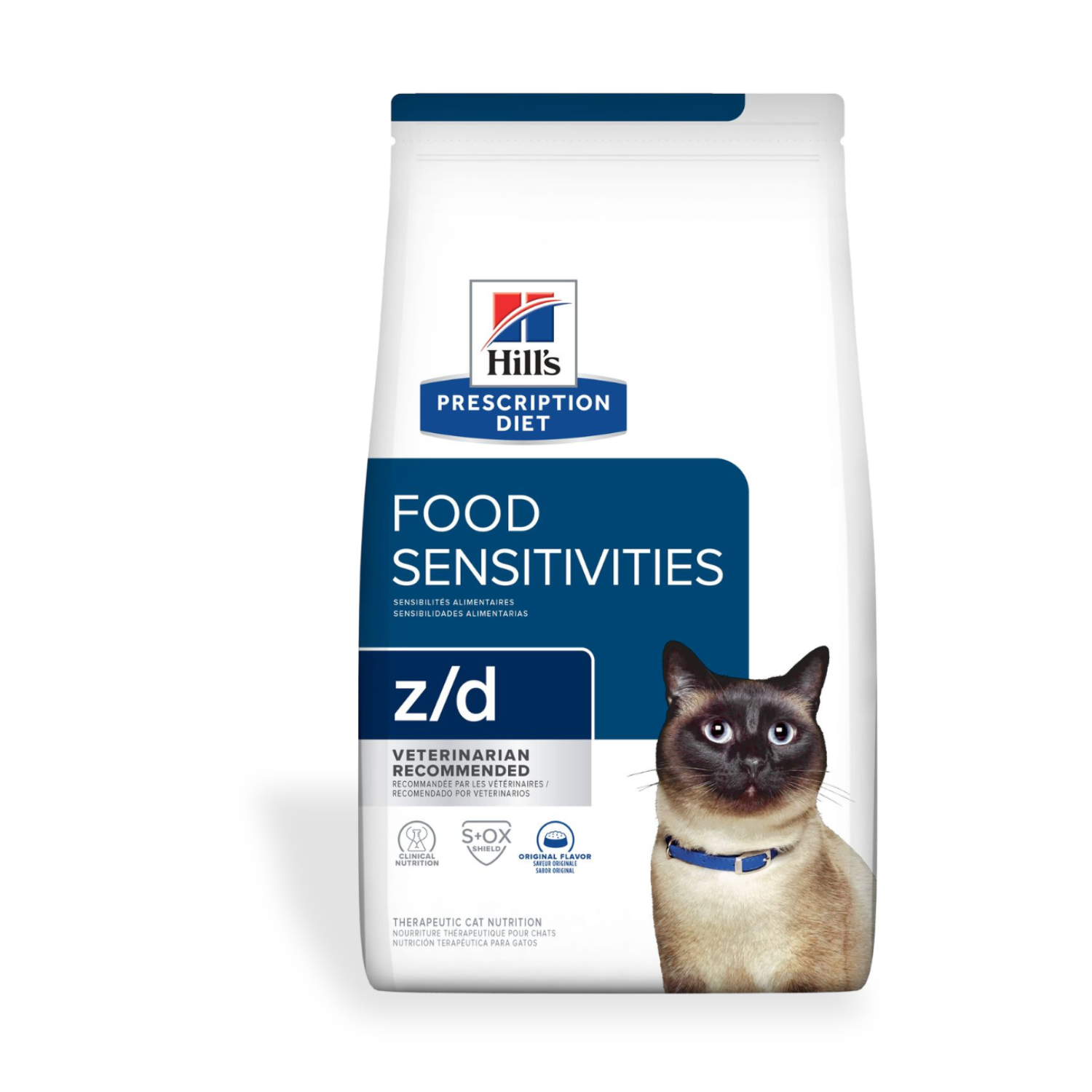 Image: Hills Z/D Food Sensetives - 3 kg - Hypoallergenic veterinary diet for cats with food sensitivities or intolerances. Formulated with hydrolyzed protein and ActivBiome+ to support skin and digestive health.