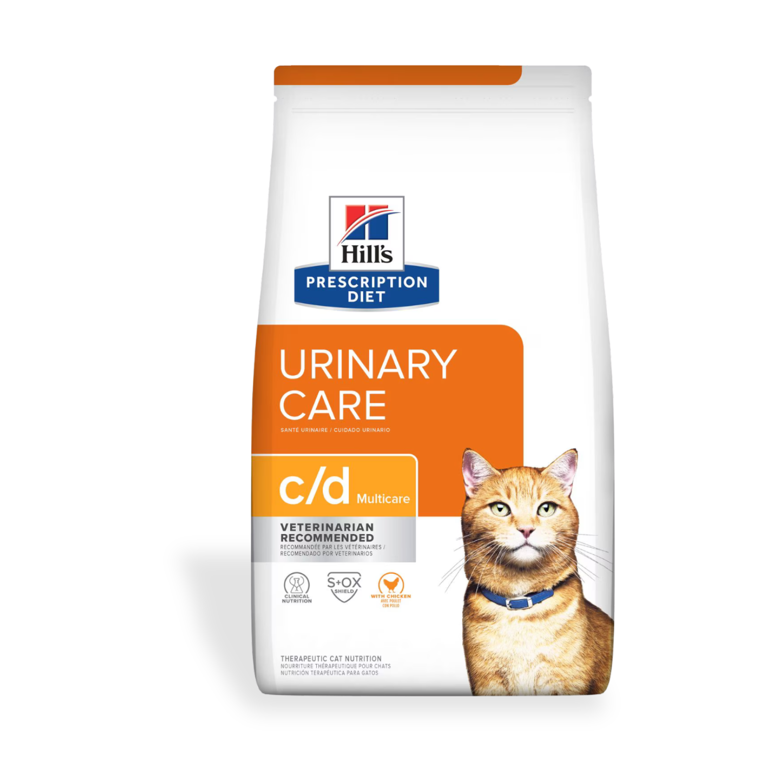 Image: Hills C/D Urinary Care - 10 kg - Clinically proven veterinary diet for cats to reduce urinary signs and support bladder health. Formulated to dissolve struvite stones and prevent recurrence of urinary crystals.