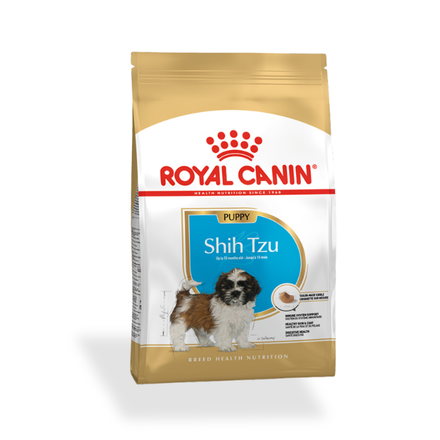 Image: Royal Canin Shih Tzu Puppy - 1,5 kg - Breed-specific dry food for Shih Tzu puppies, supporting healthy growth, skin and coat development, digestive comfort, and immunity. For puppies up to 10 months.