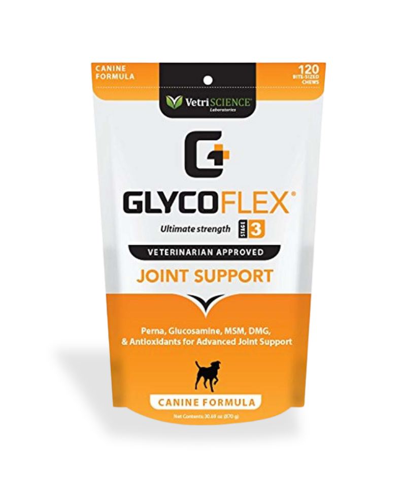 Image: GlycoFlex Stage 3 Joint Support Chews for Dogs - טבליות לעיסה מומלצות על ידי וטרינרים – עם רכיבים פעילים עוצמתיים לכלבים הזקוקים לתמיכה מתקדמת בניידות וסחוס.