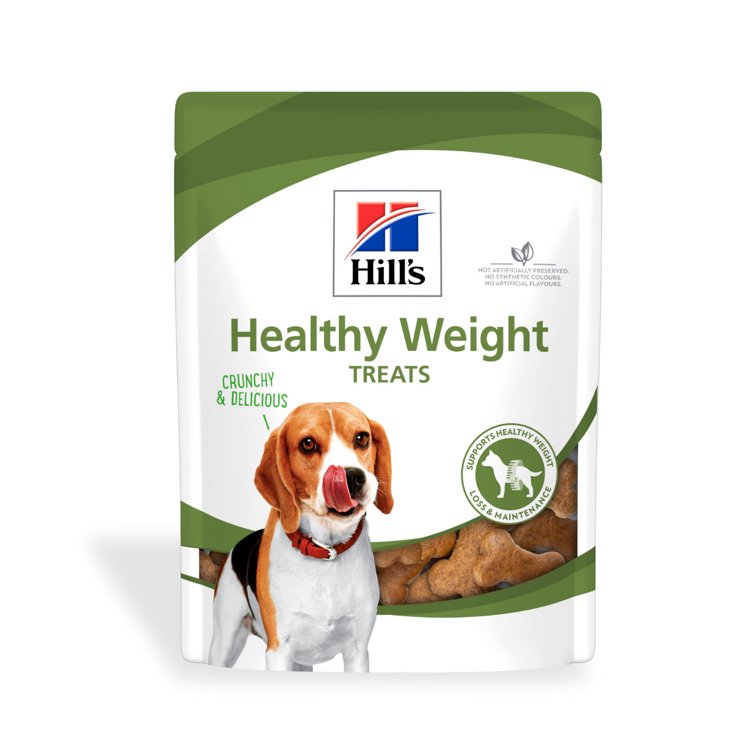 Image: Hills Healthy Weight Dog Treats – Weight Loss - חטיפים פריכים ודלי שומן המסייעים בירידה או שמירה על משקל תקין – אידיאליים לצד דיאטת Hill’s Metabolic ותוכניות וטרינריות לניהול משקל.
